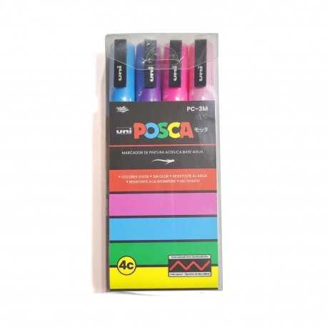 Set Posca PC-3M Primavera (4 Unidades)