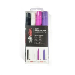 Set 4 Colores Motta Markers 7MM+1MM