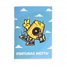 Mini Libreta Pinturas Motta - 01 Universal Banana 10,5x15cm