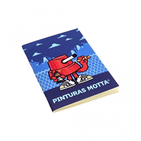 Mini Libreta Pinturas Motta - 05 Needle Cap 10,5x15cm