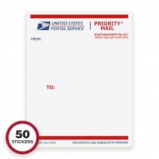 Sticker Set Priority 50 Unidades 10x15cm